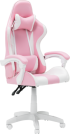 Геймърски стол Carmen 6311 - бял - розов снимка 1