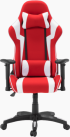 Геймърски стол Carmen 6312 - бял - червен снимка 2