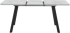 Разтегателна трапезна маса DARWIN - сив - черен снимка 6