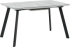 Разтегателна трапезна маса DARWIN - сив - черен снимка 1