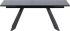 Разтегателна трапезна маса GLOGOW - черна снимка 3