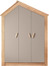 Трикрилен детски гардероб MY HOUSE снимка 1