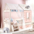  Детско легло къща PINK HOUSE - 90 х 200 - розово снимка 2