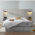  Тапицирана спалня с матрак COMFORT 180 x 200 - сив 02 снимка 4