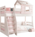 Двуетажно детско легло PINK HOUSE - ляво снимка 3
