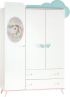 Трикрилен детски гардероб UNICORN снимка 1
