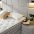 Тапицирана спалня с матрак COMFORT 160 x 200 - бежов 05 снимка 6