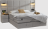 Тапицирана спалня с матрак COMFORT 160 x 200 - бежов 05 снимка 1