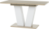 Разтегателна трапезна маса VEGAS T - дъб сонома / бял снимка 3