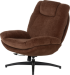 Кресло с табуретка PORTO - кафяво снимка 4