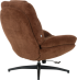 Кресло с табуретка PORTO - кафяво снимка 6