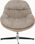 Кресло AMORA - бежово снимка 2