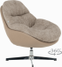 Кресло AMORA - бежово снимка 1