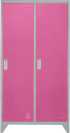 Метален шкаф Carmen CR-1602 KZ - Сив / розов снимка 1