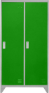 Метален шкаф Carmen CR-1602 KZ - Сив / зелен снимка 1