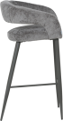 Бар стол BREA 2 - сив снимка 4