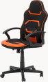Геймърски стол Carmen 6309 - черен - оранжев снимка 3