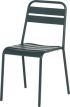 Метален градински стол ABA - тъмнозелен снимка 3