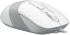Мишка A4 FM10 USB бяла снимка 2
