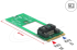 Адаптер Delock 62517, интерфейсен ключ M.2 2260 B+M към Sata 7 Pin снимка 2