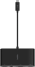  Адаптор  мултимедиен Belkin USB-C (GBE, HDMI, VGA, USB-A), Черен снимка 5