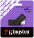 Kingston 64GB Portable USB 3.2 Gen 1 DataTraveler Exodia S (Black-Black) снимка 3