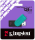 Kingston 128GB Portable USB 3.2 Gen 1 DataTraveler Exodia S (Black-Turquoise) снимка 3