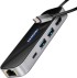 USB Хъб AXAGON HMC-6GLN 2x USB-A 5Gbps, 1x USB-C 5Gbps, 4K-60Hz HDMI, RJ-45, USB 3.2 Gen 1 hub, PD 100W, 20cm USB-C cable снимка 1