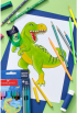 Faber-Castell Моливи Динозавър, 10 стандартни и 3 металикови цвята снимка 2