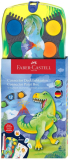 Faber-Castell Акварелни бои Динозавър Connector, 12 цвята снимка 1