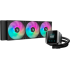 Водно охлаждане DeepCool MYSTIQUE 360 ARGB, 2.8" LCD екран, 3x120 мм ARGB PWM вентилатора, RGB LED снимка 1