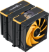 Охладител за процесор DeepCool AK620 ZERO DARK ZORIA, 2 x 120 мм. PWM вентилатор, 6 топлинни тръби снимка 3