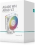 DeepCool охладител CPU Cooler AG400 White - Addressable RGB V2 - LGA1851-AM5 снимка 12