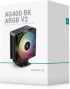 DeepCool охладител CPU Cooler AG400 Black - Addressable RGB V2 - LGA1851-AM5 снимка 10