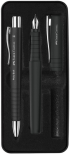 Писалка и химикалка Faber-Castell Poly, B, черни снимка 1