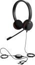 Слушалки JABRA Evolve 20, Stereo UC, USB C-A adapter снимка 1