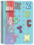  Gipta Тетрадка Gem Notes, A4, бяла хартия, на квадратчета, PP корица, със спирала, 80 листа снимка 4