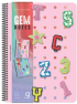 Gipta Тетрадка Gem Notes, A4, бяла хартия, на квадратчета, PP корица, със спирала, 80 листа снимка 1