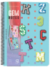  Gipta Тетрадка Gem Notes, A5, бяла хартия, на квадратчета, PP корица, със спирала, 80 листа снимка 4