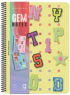  Gipta Тетрадка Gem Notes, A5, бяла хартия, на квадратчета, PP корица, със спирала, 80 листа снимка 5