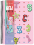  Gipta Тетрадка Gem Notes, A5, бяла хартия, на квадратчета, PP корица, със спирала, 80 листа снимка 1