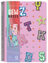  Gipta Тетрадка Gem Notes, A4, бяла хартия, широки редове, PP корица, със спирала, 80 листа снимка 3