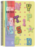  Gipta Тетрадка Gem Notes, A4, бяла хартия, широки редове, PP корица, със спирала, 80 листа снимка 5
