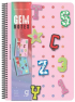  Gipta Тетрадка Gem Notes, A4, бяла хартия, широки редове, PP корица, със спирала, 80 листа снимка 1