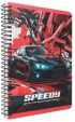 Gipta Тетрадка Speedy, A4, бяла хартия, широки редове, PP корица, със спирала, 80 листа снимка 1