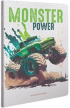 Gipta Тетрадка Monster, A4, бяла хартия, широки редове, картонена корица, 60 листа снимка 2