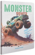 Gipta Тетрадка Monster, A4, бяла хартия, широки редове, картонена корица, 60 листа снимка 6