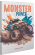 Gipta Тетрадка Monster, A4, бяла хартия, широки редове, картонена корица, 60 листа снимка 1