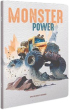Gipta Тетрадка Monster, A4, бяла хартия, на квадратчета, картонена корица, 60 листа снимка 3