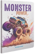 Gipta Тетрадка Monster, A4, бяла хартия, на квадратчета, картонена корица, 60 листа снимка 5